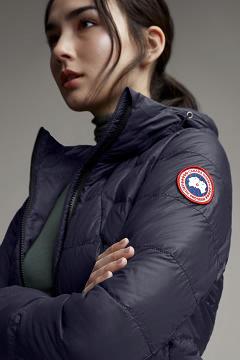 Chamarras Canada Goose Mujer México - Abbott Chaqueta De Plumas Azul Marino YM3025978
